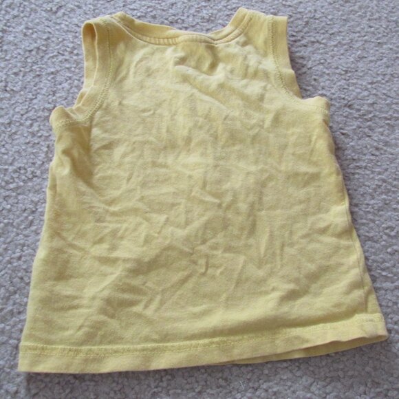 Jumping Beans Pullover Sleeveless Tank Top Boys Size 18M Yellow Surfing Shark - Picture 4 of 4